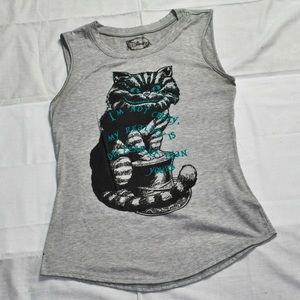Disney Cheshire Cat Summer Top Tank top great for summertime gifts and vacations
